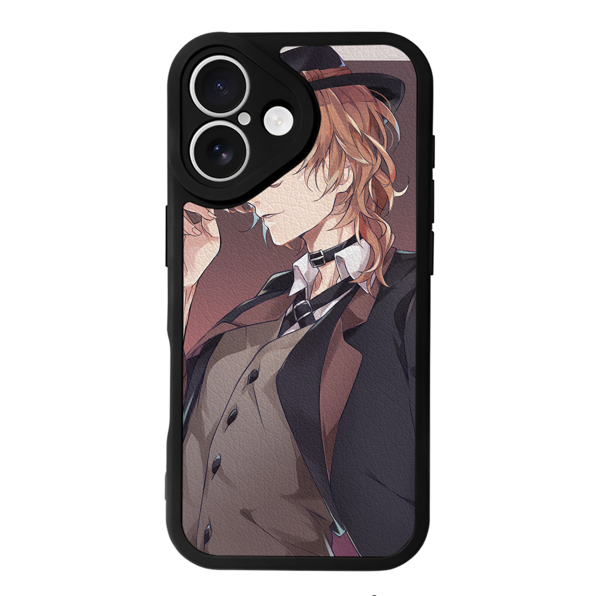 （画像用） 文豪ストレイドッグス Bungo Stray Dogs 【iPhone 16シリーズ対応】シリコンスマホケース（レザー調） 材質：シリコン